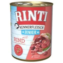 Pack Ahorro: Rinti Kennerfleisch 12 X 800 G 23 Pack Ahorro: Rinti Kennerfleisch 12 X 800 G -Mascota Suministros Ventas 98729 pla bilder rinti kennerfleisch junior rind 800g hs 01 9