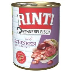 Rinti Kennerfleisch 6 X 800 G -Mascota Suministros Ventas 98834 pla bilder rinti kennerfleisch schinken 800g hs 01 1
