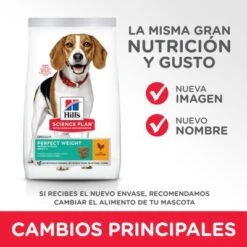 Hill's Science Plan Hill's Adult 1+ Perfect Weight Medium Science Plan Con Pollo -Mascota Suministros Ventas atf11 604296 key changes 3