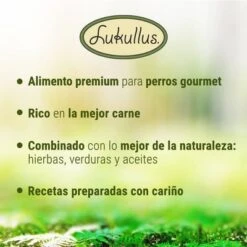 Lukullus Menú Gustico 24 X 800 G - Pack Ahorro -Mascota Suministros Ventas b 2022 12 lukullus benefits general 1000x1000 de 3 1