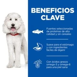 Hill's Science Plan Adult Hypoallergenic Medium Con Salmón -Mascota Suministros Ventas bk34390m ongoing key benefits 9