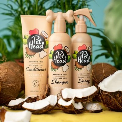 Pet Head Sensitive Soul Champú, Acondicionador Y Spray Para Perros 1 Pet Head Sensitive Soul Champú, Acondicionador Y Spray Para Perros