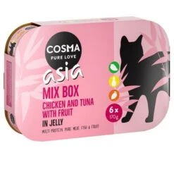 Cosma Asia En Gelatina 6 X 170 G -Mascota Suministros Ventas cosma asia mixbox chikentunafruit 6x170g 1000x1000 6