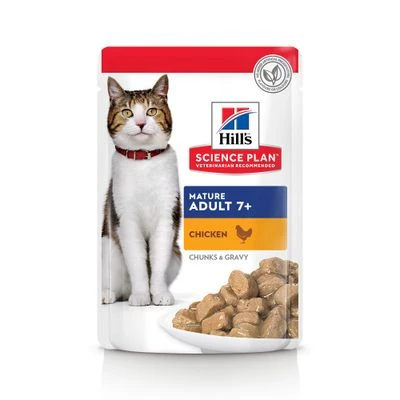 Hill's Science Plan Hill's Feline Mature Adult 7+ Para Gatos 1 Hill's Science Plan Hill's Feline Mature Adult 7+ Para Gatos