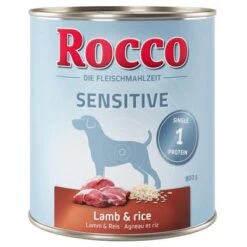 Pack De Prueba: Rocco Sensitive 6 X 800 G -Mascota Suministros Ventas etikett rocco nf sensitive 800g lamm 1000x1000 4