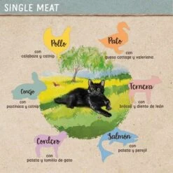 Feringa Single Meat Menu 6 X 410 G -Mascota Suministros Ventas feringa board adult singlemeat tastes es 1000x1000 3