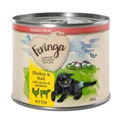Feringa Kitten 12 X 200 G - Pack Ahorro -Mascota Suministros Ventas feringa classicmeat kitten chickenveal 200g 1000x1000 6