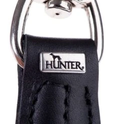 Correa Ajustable De Cuero Hunter Round & Soft Negra -Mascota Suministros Ventas lederleinen 19 6