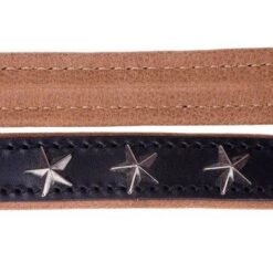 Collar De Cuero Heim Stars -Mascota Suministros Ventas lederleinen 78 0