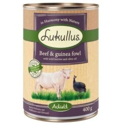 Pack Ahorro: Lukullus 24 X 400 G 27 Pack Ahorro: Lukullus 24 X 400 G -Mascota Suministros Ventas lk 400g adult beefguineafowl 1000x1000 0