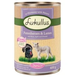Lukullus Junior - Pack De Prueba Mixto -Mascota Suministros Ventas lk 400g junior putelamm 1000x1000 2 1
