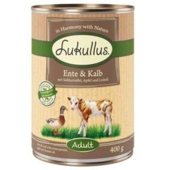 Lukullus Adult Sin Cereales 6 X 400 G -Mascota Suministros Ventas lukullus entekalb 400g 1000x1000 8 2