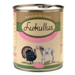 Lukullus Junior Con Corazón De Pavo Y Cordero -Mascota Suministros Ventas lukullus junior putenherzen lamm 800 g 9