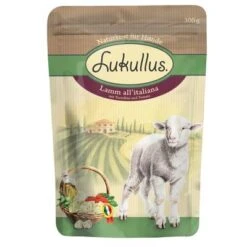Pack Ahorro Lukullus Bolsitas 24 X 300g -Mascota Suministros Ventas lukullus pouch italien 4