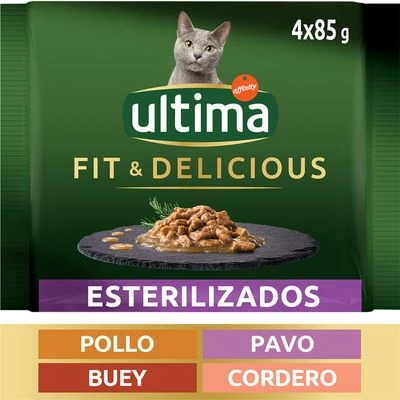 Ultima Cat Sterilized 48 X 85 G Comida Húmeda Para Gatos 1 Ultima Cat Sterilized 48 X 85 G Comida Húmeda Para Gatos
