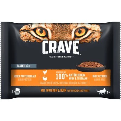 Crave 16 X 85 G En Bolsitas Para Gatos - Pack Mixto 2 Crave 16 X 85 G En Bolsitas Para Gatos - Pack Mixto - Imagen 2