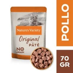 Nature's Variety Original Paté No Grain 24 X 70 G -Mascota Suministros Ventas nv ecom lanza toolkit hero image f2 cat 1500x1500 pate pollo 70gr 0 1