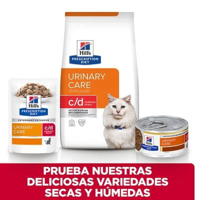 Hill's C/d Prescription Diet Urinary Stress Sobres Comida Húmeda Para Gatos - Imagen 6