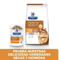 Hill's K/d + Mobility Prescription Diet Bolsitas Para Gatos -Mascota Suministros Ventas pd kd mobility cat bk24069m bk27533m cross sell es 0