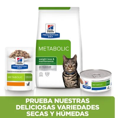 Hill's Metabolic Prescription Diet Control De Peso Sobres Para Gatos - Imagen 4