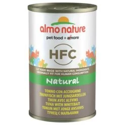 Almo Nature HFC 12 X 140 G - Pack Ahorro 18 Almo Nature HFC 12 X 140 G - Pack Ahorro -Mascota Suministros Ventas pla almonatureclassic tunawhitebait hfc 140g 2 1