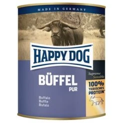 Happy Dog Pure Comida Húmeda Para Perros 6 X 800 G 14 Happy Dog Pure Comida Húmeda Para Perros 6 X 800 G -Mascota Suministros Ventas pla hd bueffel 800g 3