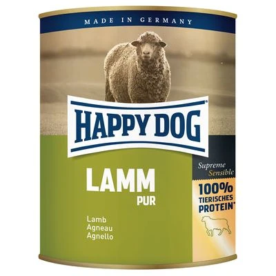 Happy Dog Pure Comida Húmeda Para Perros 6 X 800 G 1 Happy Dog Pure Comida Húmeda Para Perros 6 X 800 G