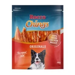 Megapack Rocco Chings Originals Láminas De Carne Para Perros 15 X 250 G 26 Megapack Rocco Chings Originals Láminas De Carne Para Perros 15 X 250 G -Mascota Suministros Ventas pla rocco chingsoriginals driedchicken 250g 1000x1000 2