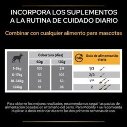 PRO PLAN Dog Adult Mobility Supplement En Polvo -Mascota Suministros Ventas pu supplementals atf mobility f 220513 es es 8