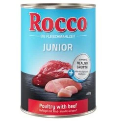 Rocco Junior Pack Ahorro 24 X 400 G 8 Rocco Junior Pack Ahorro 24 X 400 G -Mascota Suministros Ventas rocco junior poultrybeef 400g 1000x1000 8