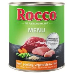 Pack Mixto De Prueba: Rocco Menú 6 X 800 G -Mascota Suministros Ventas rocco menu beefpoultry 800g 1000x1000 0