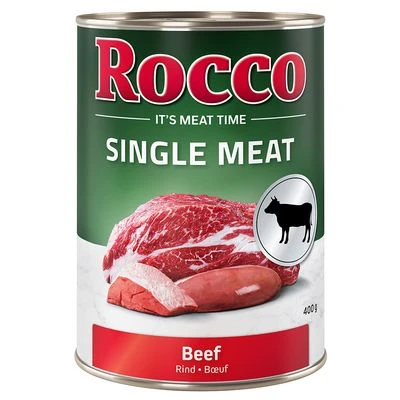 Pack Ahorro Rocco Single Meat 24 X 400 G Comida Húmeda Para Perros 2 Pack Ahorro Rocco Single Meat 24 X 400 G Comida Húmeda Para Perros - Imagen 2