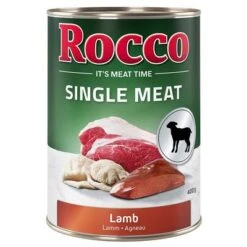 Pack Ahorro Rocco Single Meat 24 X 400 G Comida Húmeda Para Perros 9 Pack Ahorro Rocco Single Meat 24 X 400 G Comida Húmeda Para Perros -Mascota Suministros Ventas rocco nf singlemeat 400g lamb 1000x1000 2 1
