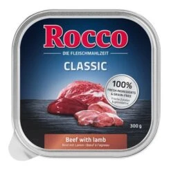 Pack De Prueba: Rocco Classic Tarrinas 9 X 300 G -Mascota Suministros Ventas rocco schalen classic lamm 1000x1000 2