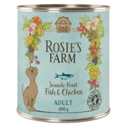 Pack Ahorro Rosie's Farm 24 X 800 G -Mascota Suministros Ventas rosie sfarm adult fishchicken 800g 1000x1000 2