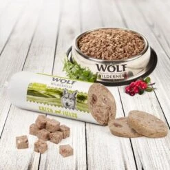 Wolf Of Wilderness 6 X 400 G Salchichas Para Perros -Mascota Suministros Ventas sausageboard green 5