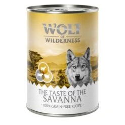 Wolf Of Wilderness The Taste Of 6 X 400 G 10 Wolf Of Wilderness The Taste Of 6 X 400 G -Mascota Suministros Ventas savanna 400g 1000x1000 6