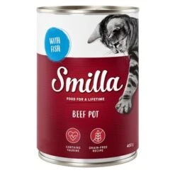 Smilla Tierno Vacuno 6 X 400 G -Mascota Suministros Ventas smilla beefpot fish 400g 1000x1000 7