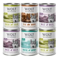 Wolf Of Wilderness 6 X 400 G -Mascota Suministros Ventas wow 400g gestapelt 0