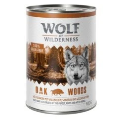 Wolf Of Wilderness 6 X 400 G -Mascota Suministros Ventas wow classic oakwoods 400g 1000x1000 7