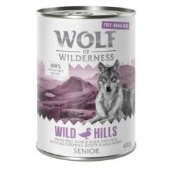 Wolf Of Wilderness Free Range 24 X 400 G - Pack Ahorro -Mascota Suministros Ventas wow freerange senior wildhills 400g 1000x1000 1 6