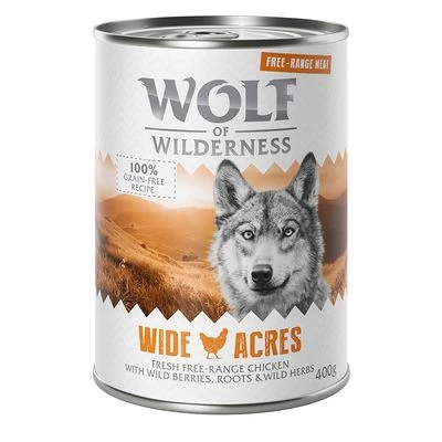 Wolf Of Wilderness Free Range 6 X 400 G 1 Wolf Of Wilderness Free Range 6 X 400 G