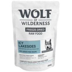 Wolf Of Wilderness Icy Lakesides Con Cordero, Trucha Y Pollo -Mascota Suministros Ventas wow freezedried icy lakesides 250g 1000x1000 7