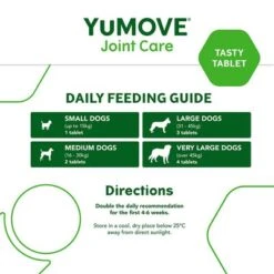 YuMOVE Cuidado Articular Para Perros Adultos -Mascota Suministros Ventas yumove joint care adult 300 9 6