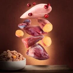 Purizon Adult 24 X 400 G Comida Húmeda Sin Cereales Para Perros -Mascota Suministros Ventas zop 21 117 purizon nassfutter marketingboards rind pute p5 3 1